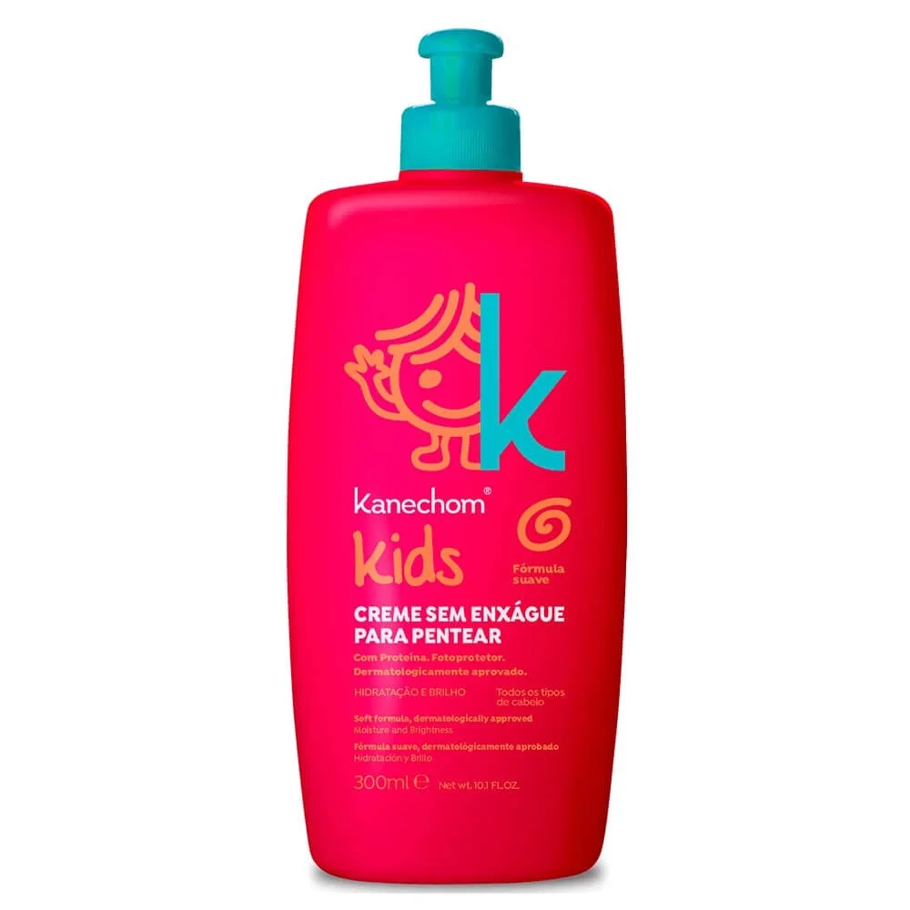 Kanechom Kids Creme Sem Enxague Para Pentar 300 ml