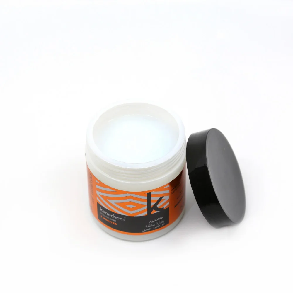 Kanshom Shea Butter and Castor Oil Hair Treatment Mask for Post-Chemical Sessions 500g