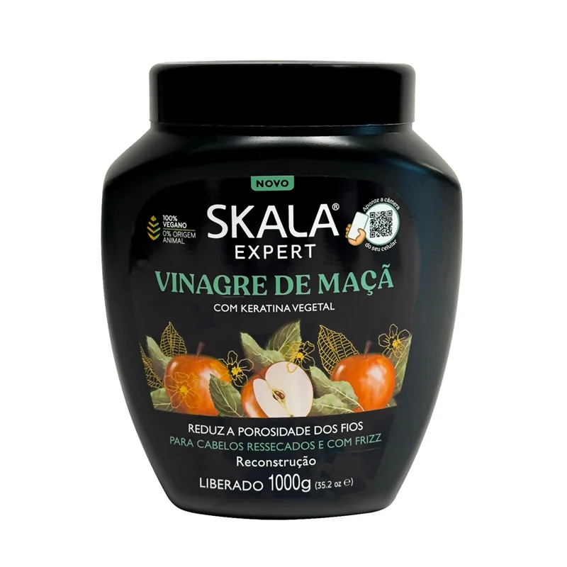 Scala Expert Apple Cider Vinegar Moisturizing Cream for Dry and Curly Hair - 1000g