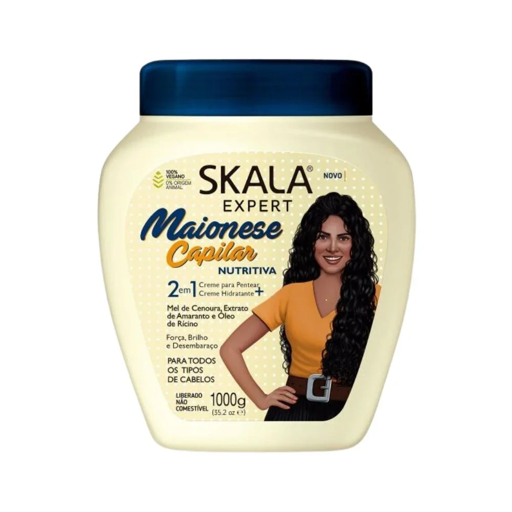 Scalp Treatment Cream for Dark Hair with Black Clay by Scala Expert 1000g