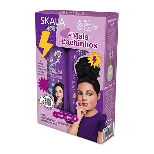 Scala Expert More Curls Shampoo and Conditioner Set for Kids - 325 ml