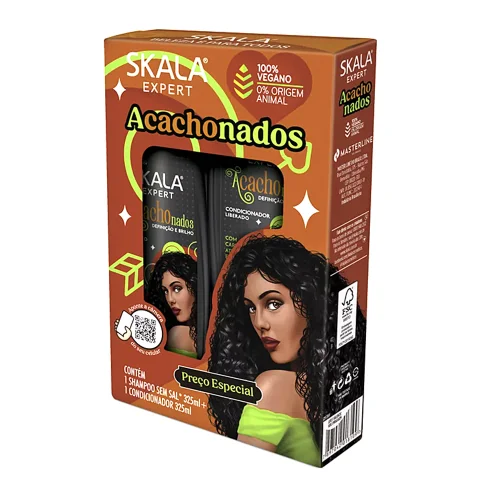 Scala Expert Akashu Nados Curly Hair Shampoo and Conditioner Set - 325 ml