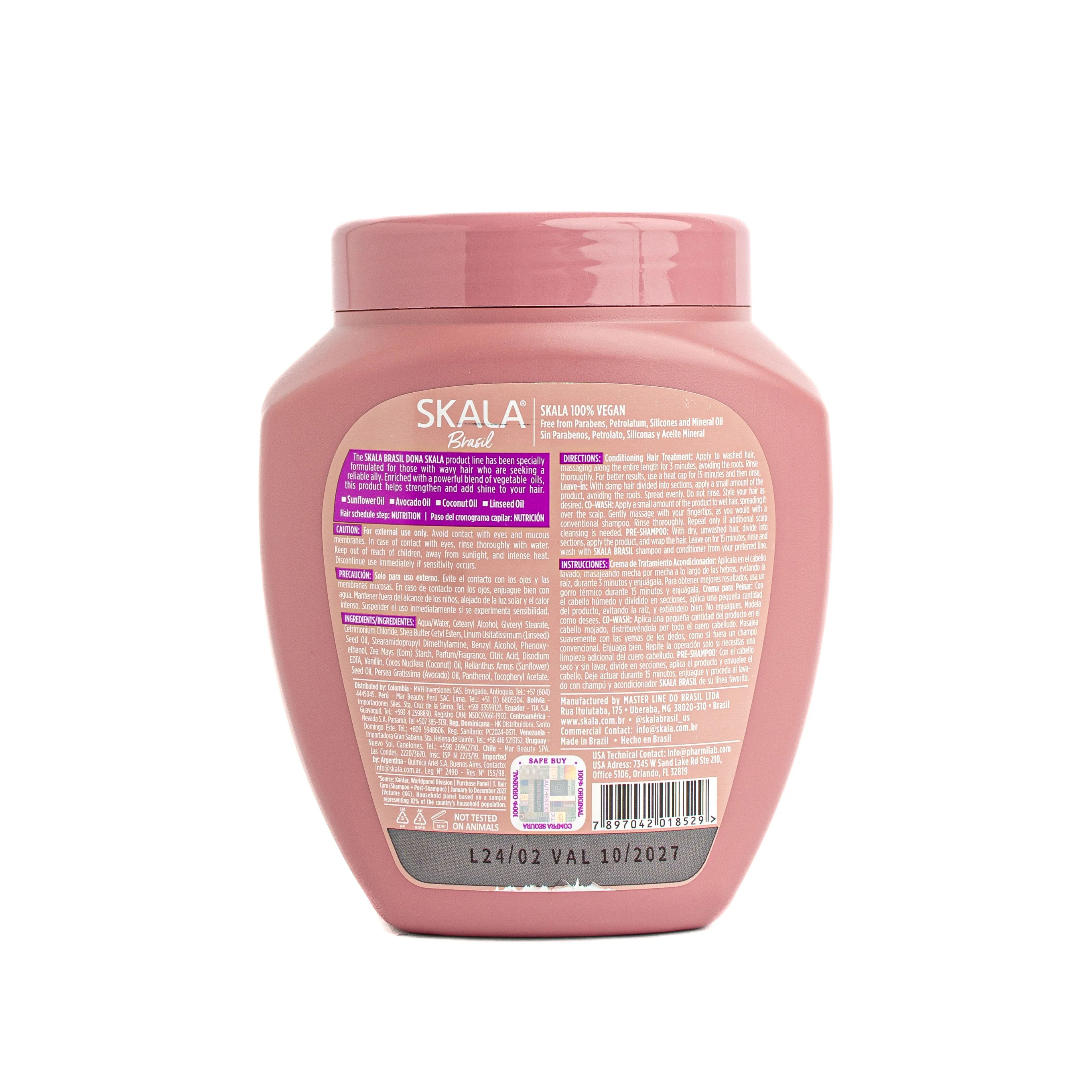 2-in-1 Haarbehandlung Creme mit Pavacil 1000 Gramm von Scala Expert