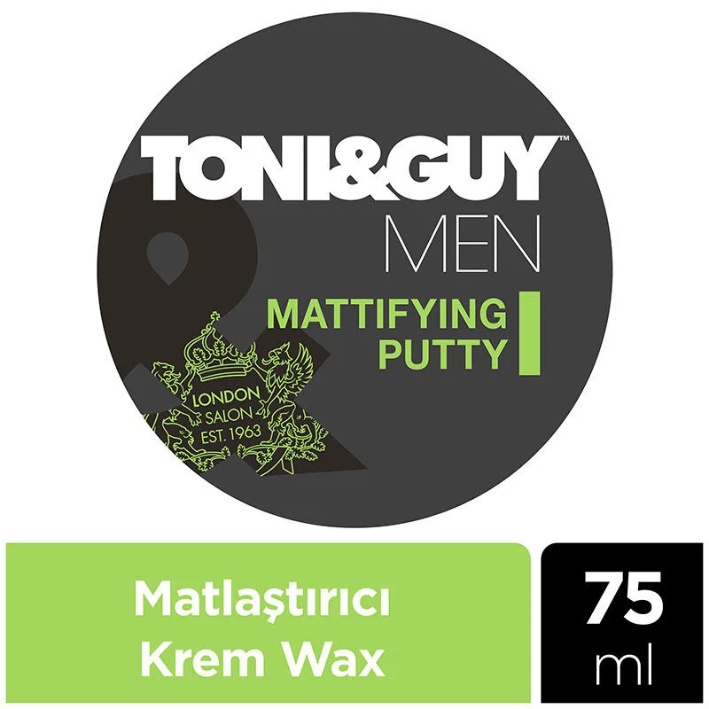 Toni&amp;guy Natural And Matte Looking Styling Cream Wax 75 ml