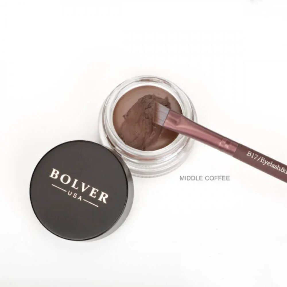 Medium Coffee Eyebrow Gel by Polver