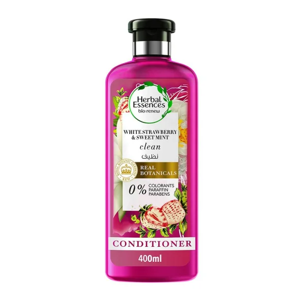 Pure White Strawberry and Sweet Mint Balm by Herbal Essences 400 ml