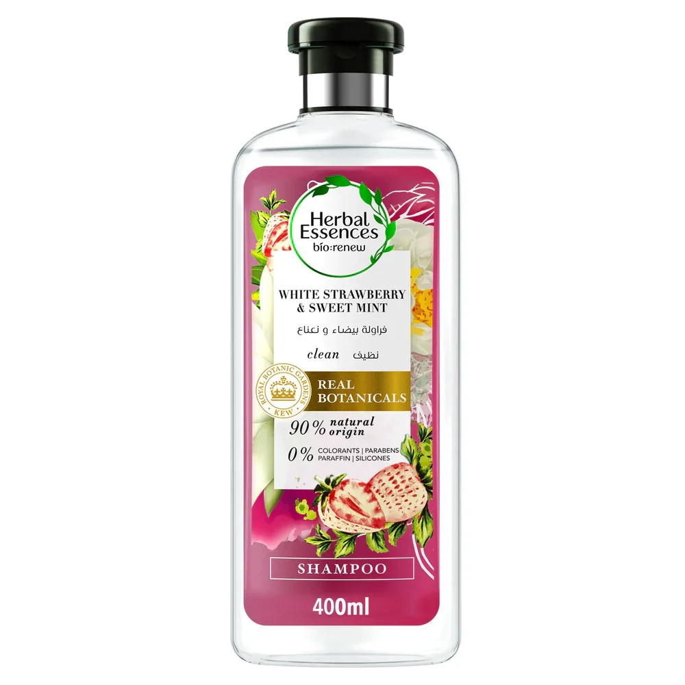 Herbal Essences Renew Clean Strawberry Mint Shampoo - 400 ml