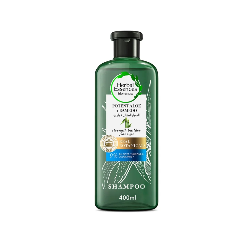 Effective Aloe Vera and Bamboo Shampoo for Hair Strengthening | 400 ml from Herbal Essences