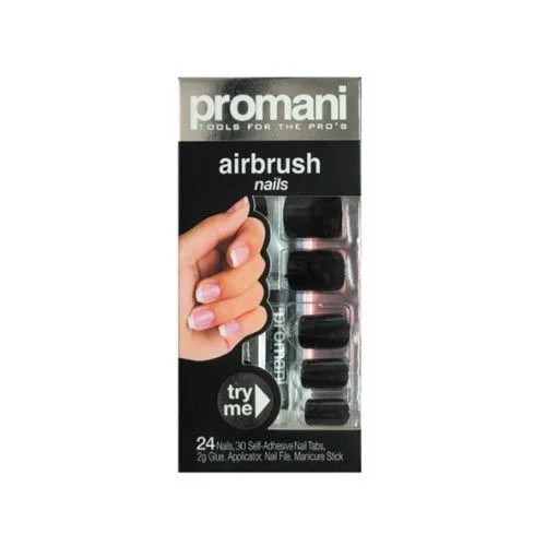 Promani False Nail Kit Black