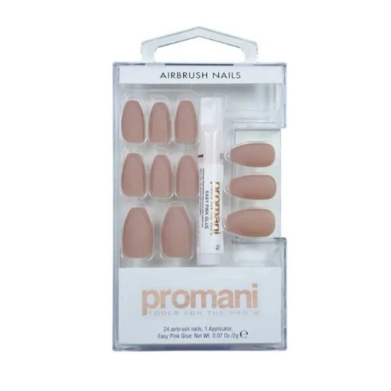 Promani False Nail Kit Beige