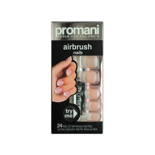 Promani French False Nail Kit Moon Type Beige