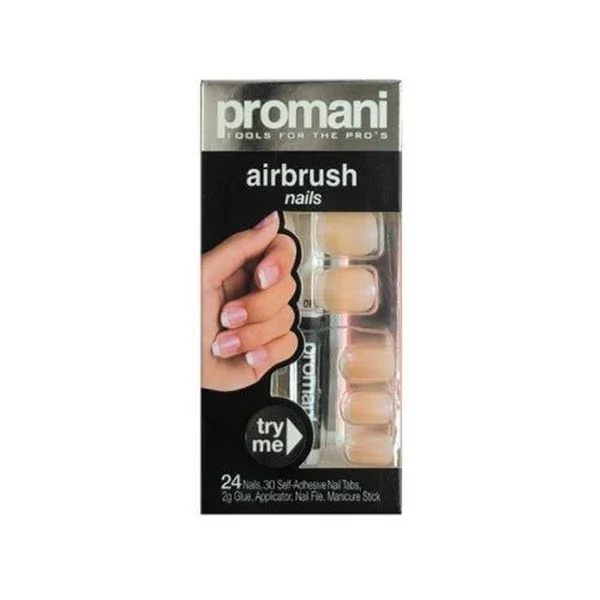 Promani Thin French False Nail Kit Pearl Pink