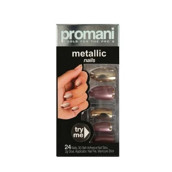 Promani False Nail Kit Bronze - Milky Coffee