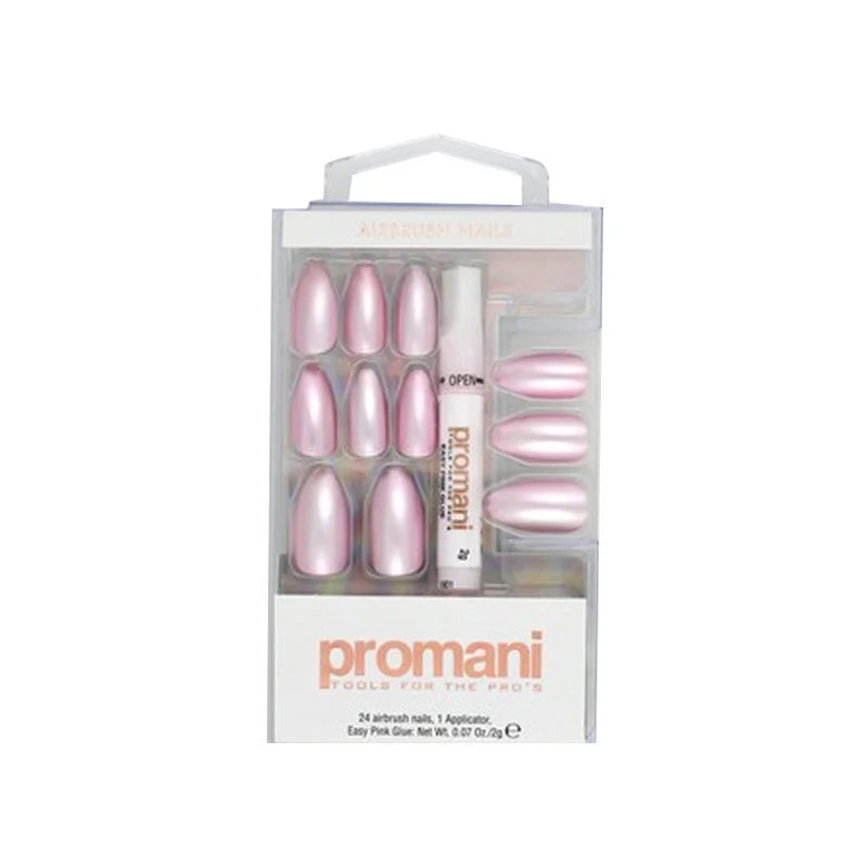 Promani Pearl Pink False Nail Kit