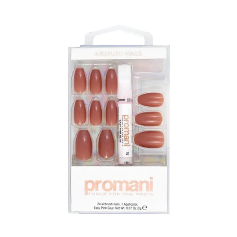 Promani Dusty Rose False Nail Kit