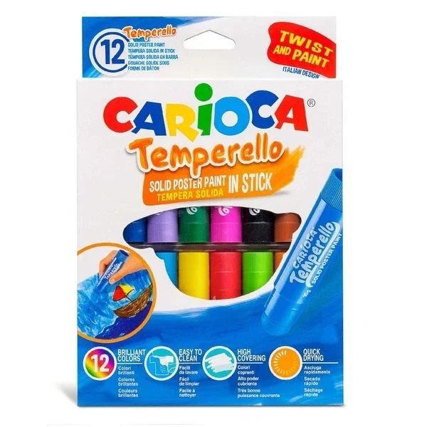 Carioca Temperello Stick Poster Colouring Pen 12-pack
