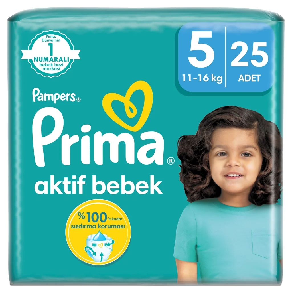 Памперсы Prima Active размер 5 25 шт