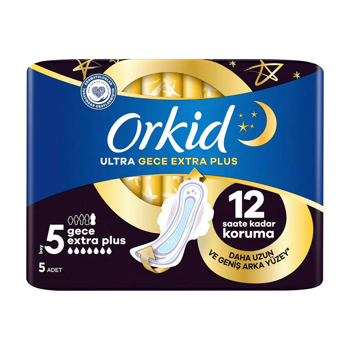 Прокладки гигиенические Orkid Ultra Extra Plus Ночной 5 штук