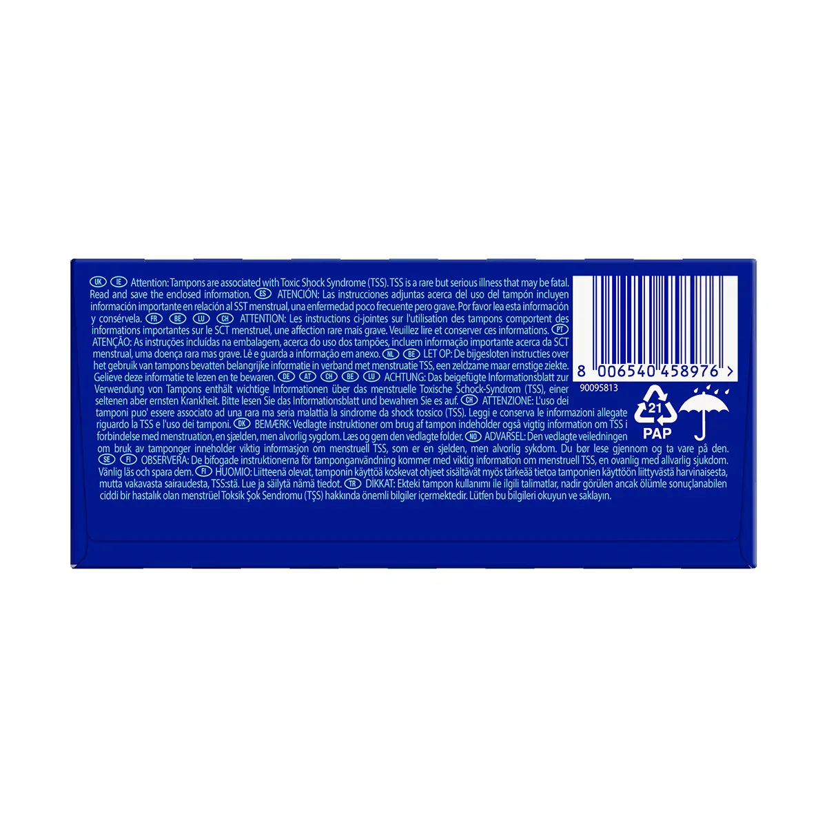 Tampax Compak Super Applicator Tampons 20 pcs