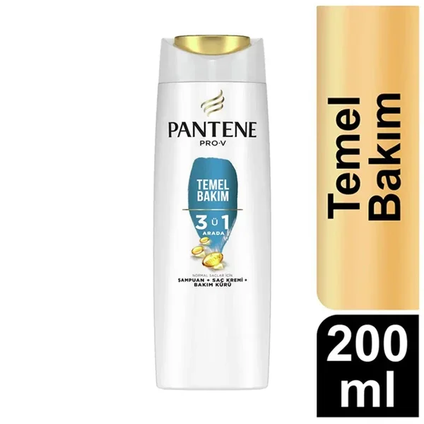 Pantene Basic Care 3 in 1 menstrual Shampoo 200 ml
