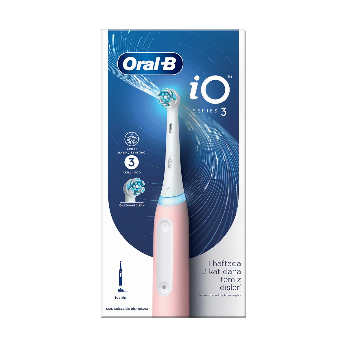 Oral-B iO3 Pink Elektrische Zahnbürste