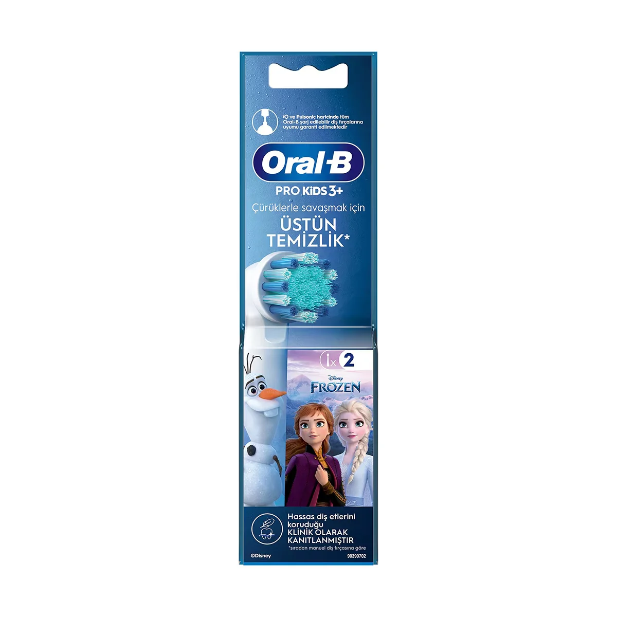 Oral-B رأس بديل لفرشاة الأسنان أورال-بي فروزن عبوة من قطعتين