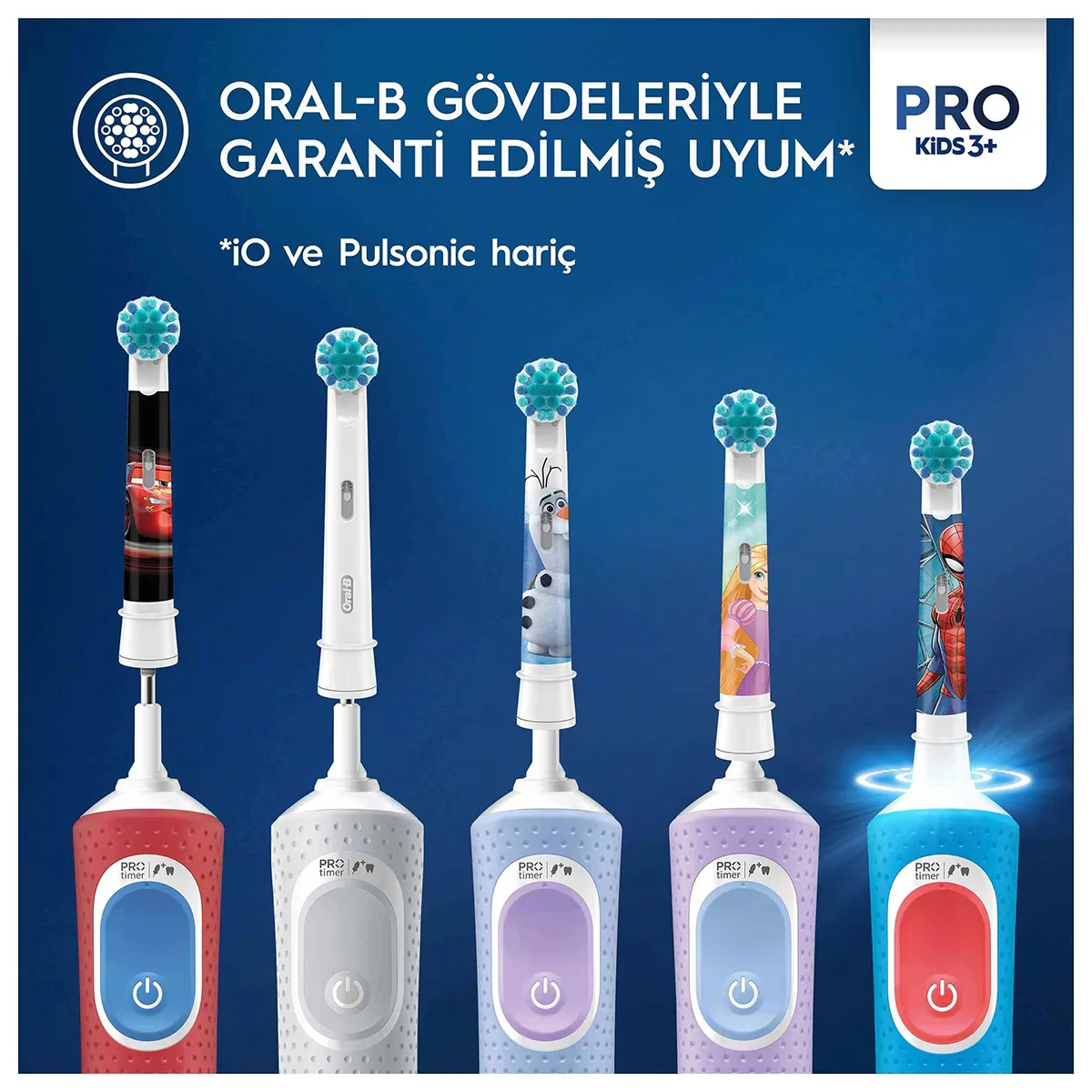 Oral-B رأس بديل لفرشاة الأسنان أورال-بي فروزن عبوة من قطعتين