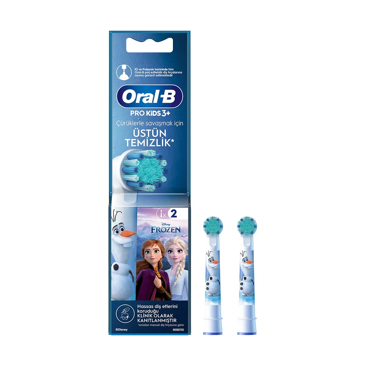 Oral-B رأس بديل لفرشاة الأسنان أورال-بي فروزن عبوة من قطعتين