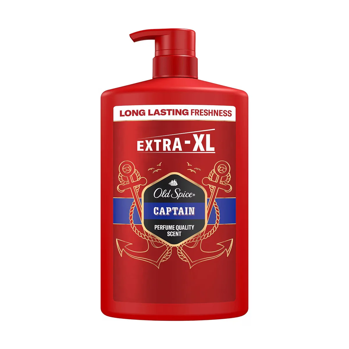 Old Spice Captain Men's Shower Gel And Shampoo 1000 ml Extra-xl