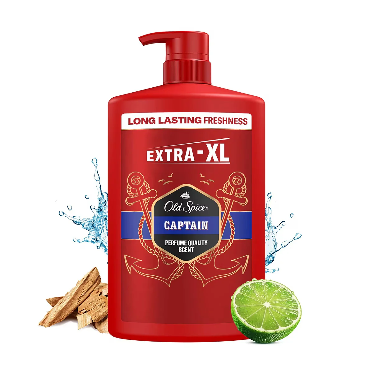 Гель для душа и шампунь Old Spice Капитан 1000 мл Экстра-ХЛ