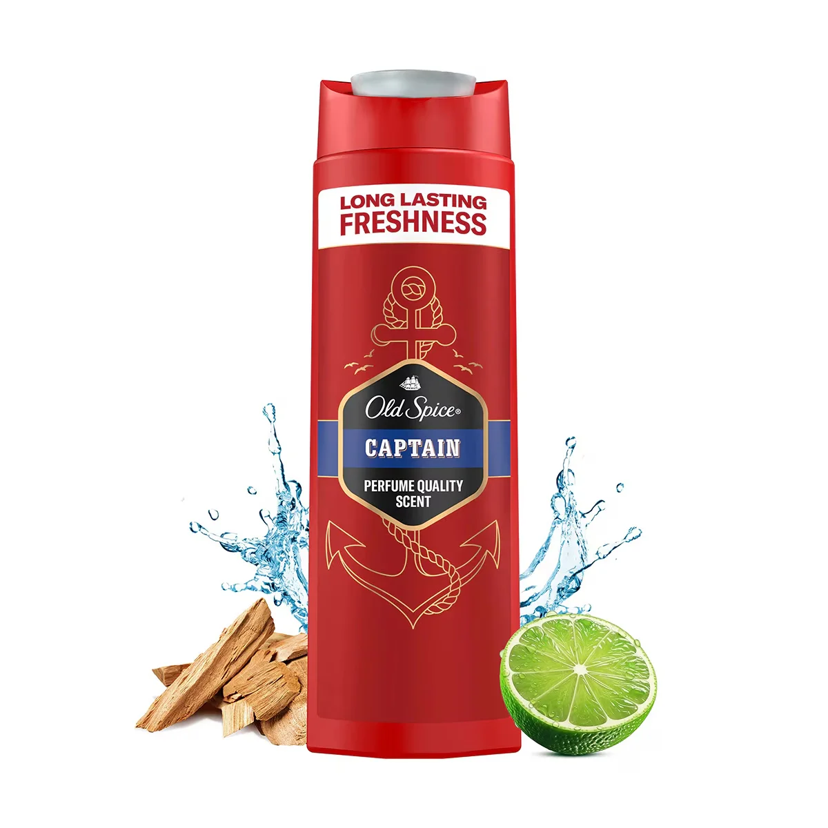 Old Spice Captain Men's Shower Gel &amp; Shampoo 400 ml