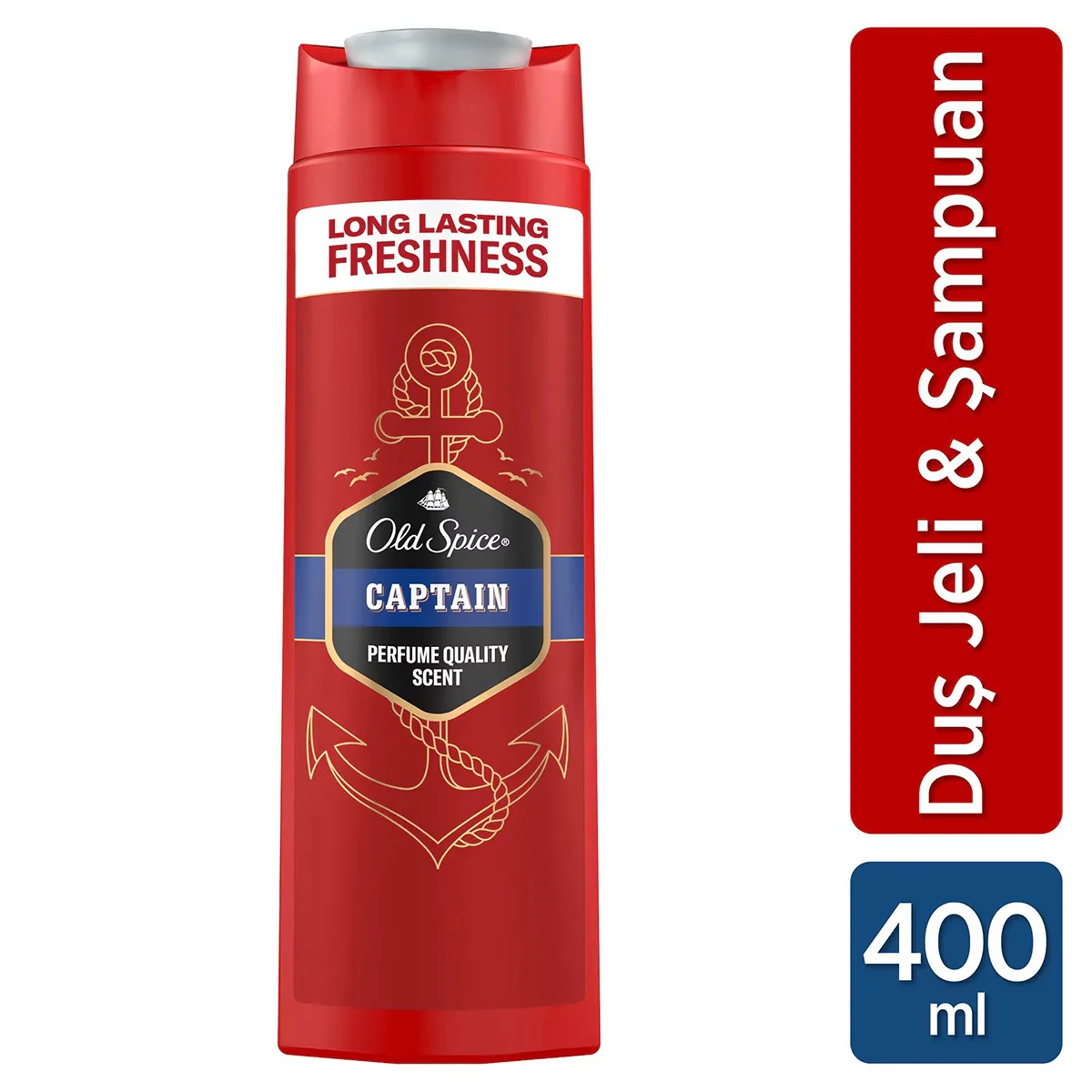 Old Spice Captain Men's Shower Gel &amp; Shampoo 400 ml