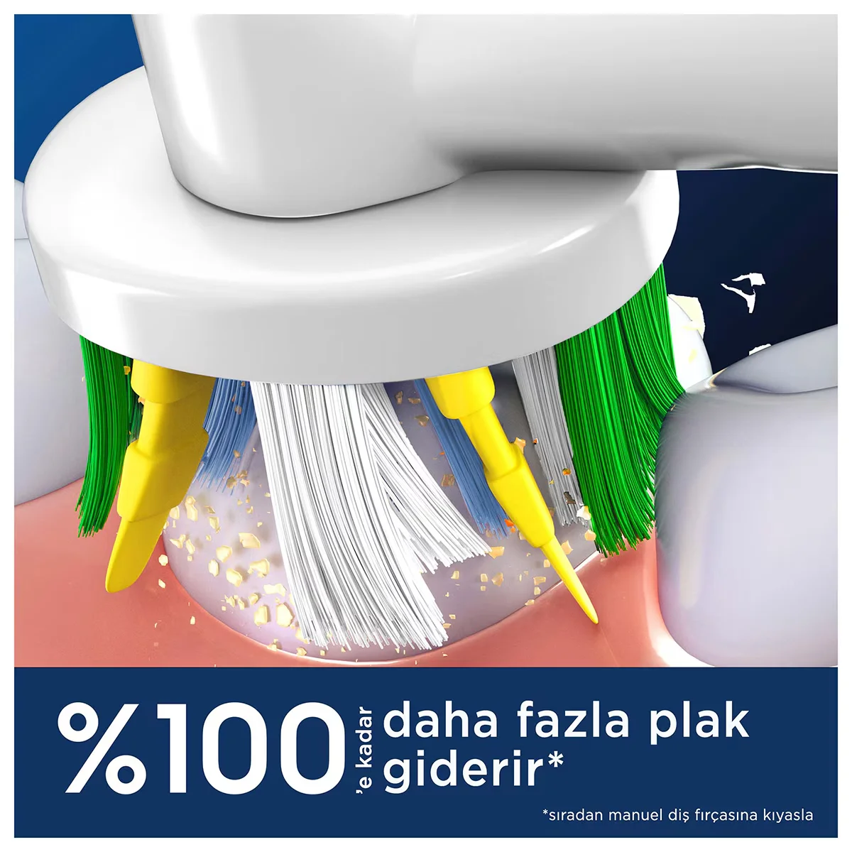 Oral-B رأس بديل لفرشاة الأسنان أورال-بي فلوس أكشن، قطعتان