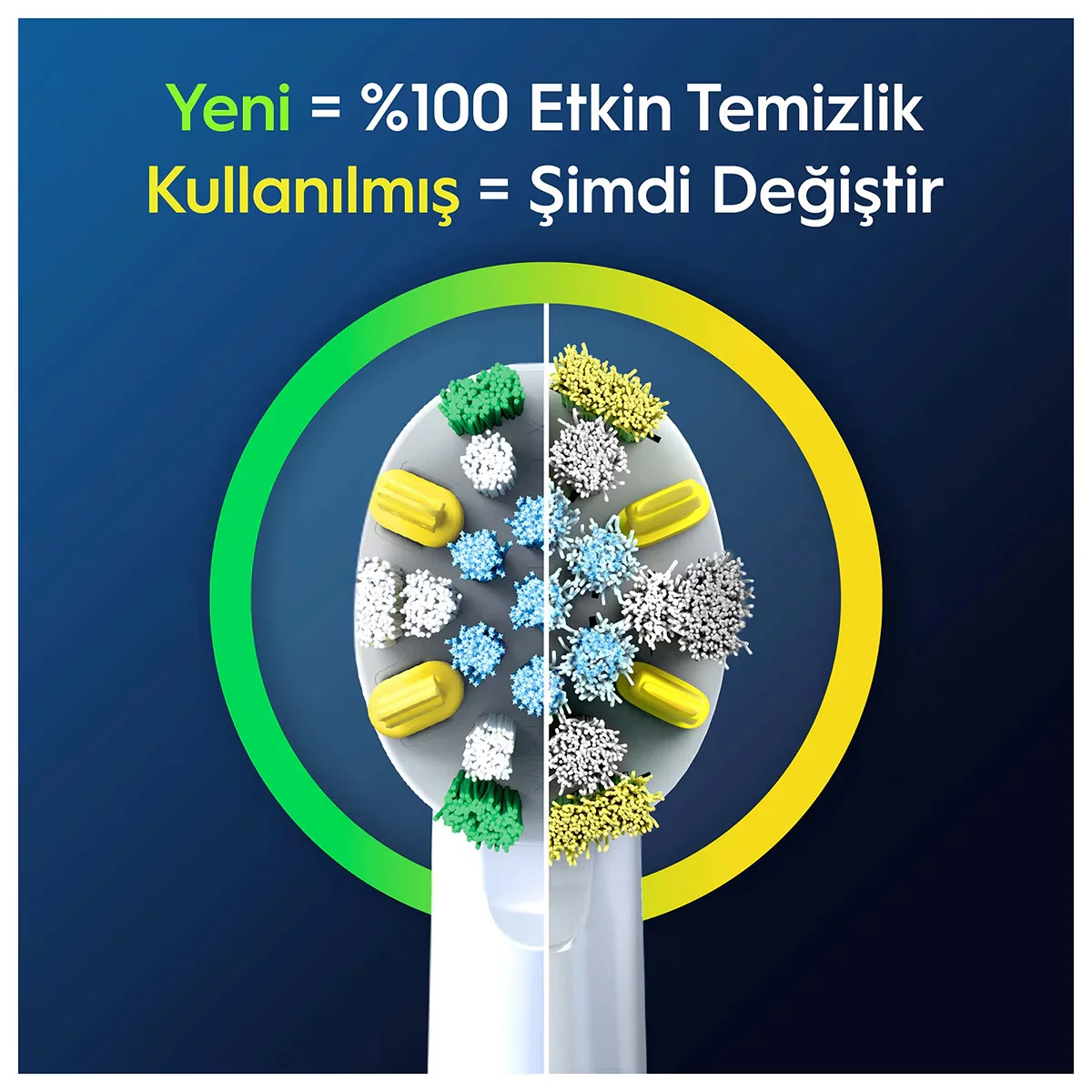Oral-B رأس بديل لفرشاة الأسنان أورال-بي فلوس أكشن، قطعتان