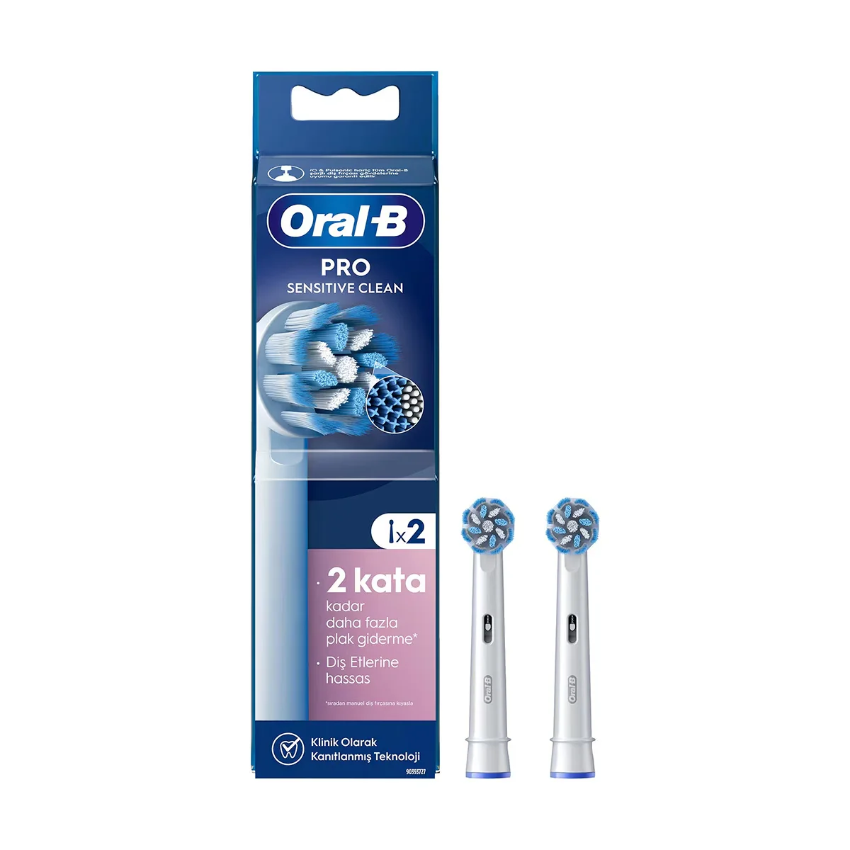 رأس فرشاة استبدال أورال-بي برو سنسيتيف كلين 2-pack Oral-B