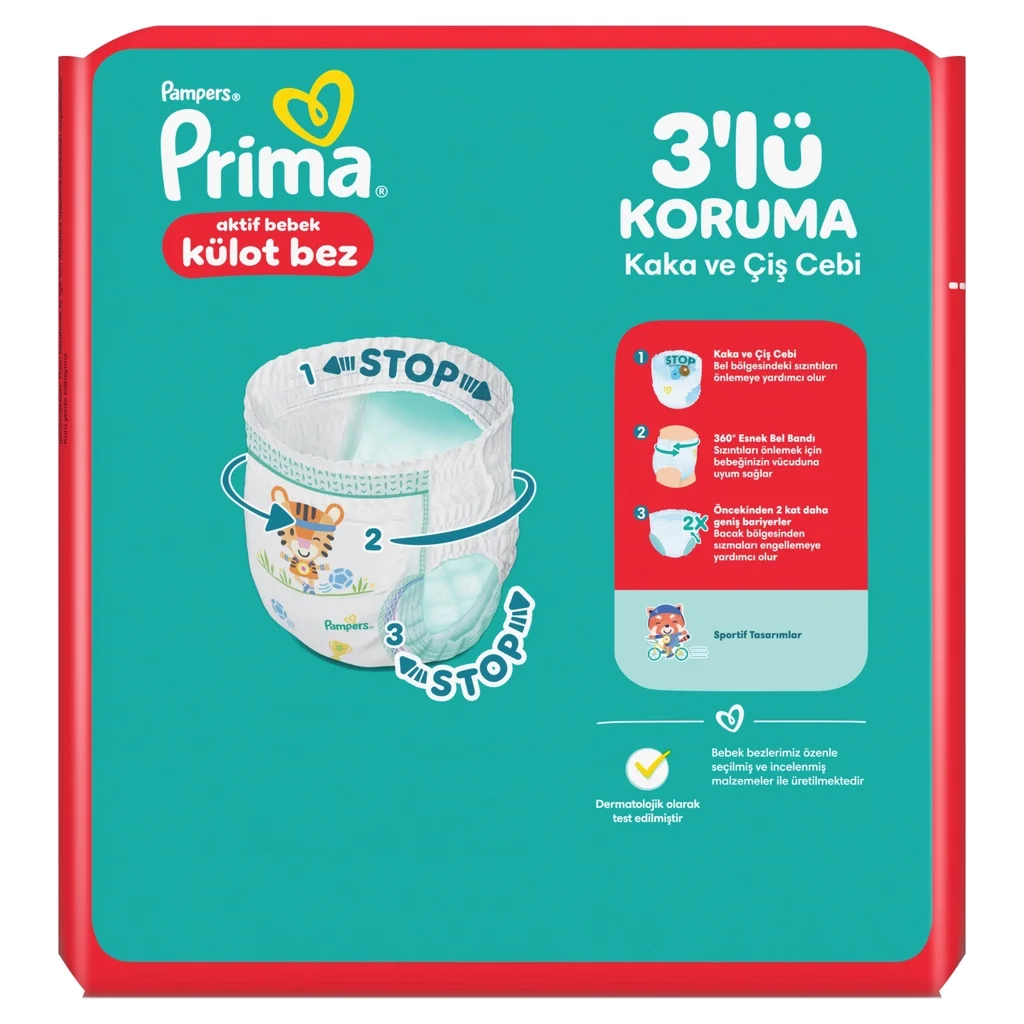 Prima Pampers Baby Diaper Panties Size 4 25 pcs