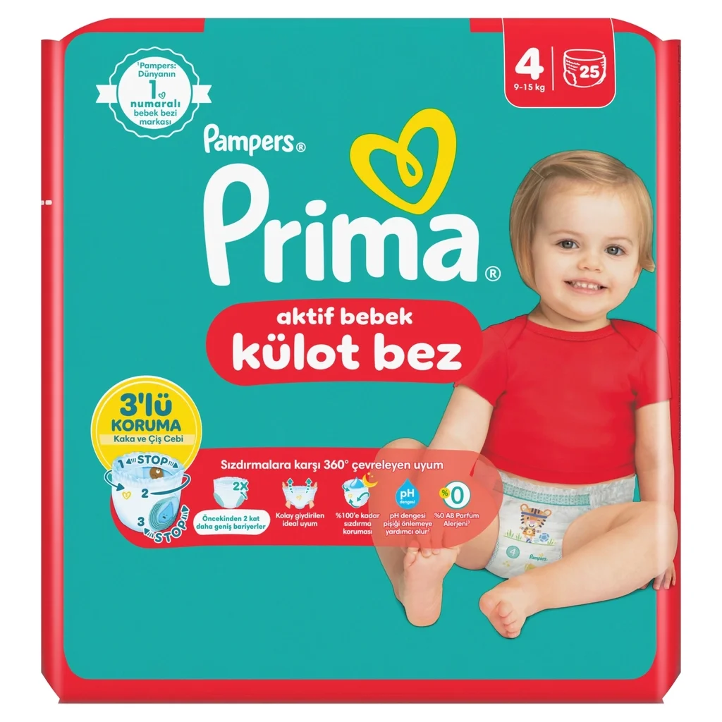 Памперсы для детей Prima размер 4, 25 шт.