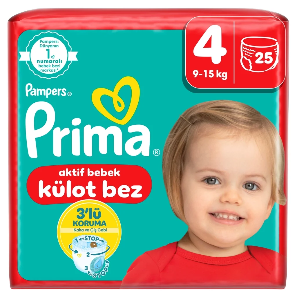 Prima Pampers Baby Diaper Panties Size 4 25 pcs