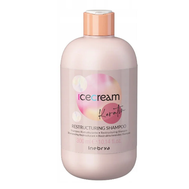 Шампунь для восстановления кератина Inebrya Ice Cream 300 мл