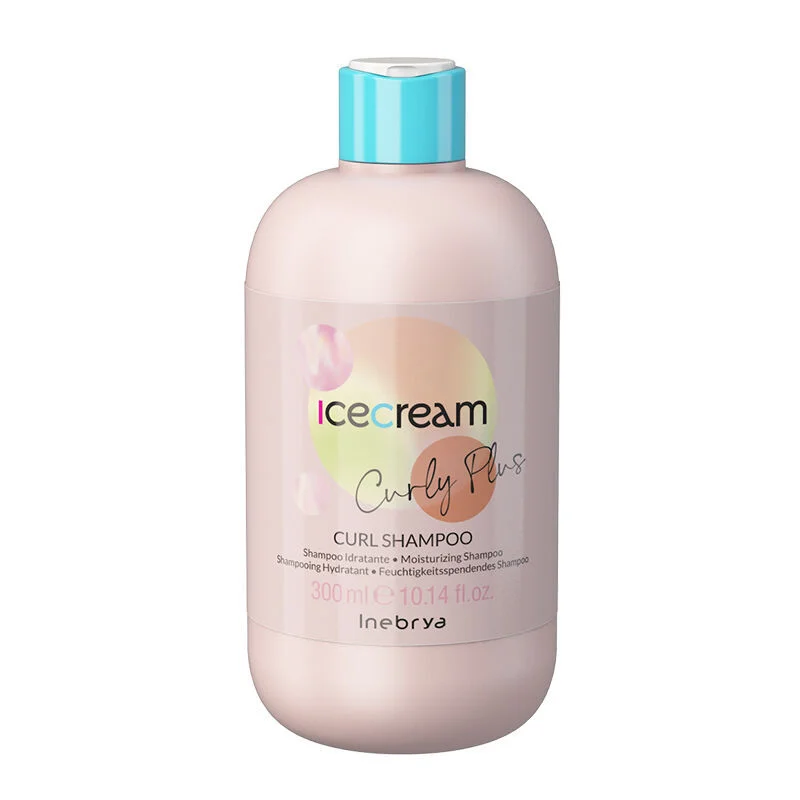 Inebrya Ice Cream Plus Feuchtigkeitsshampoo für lockiges Haar 300ml