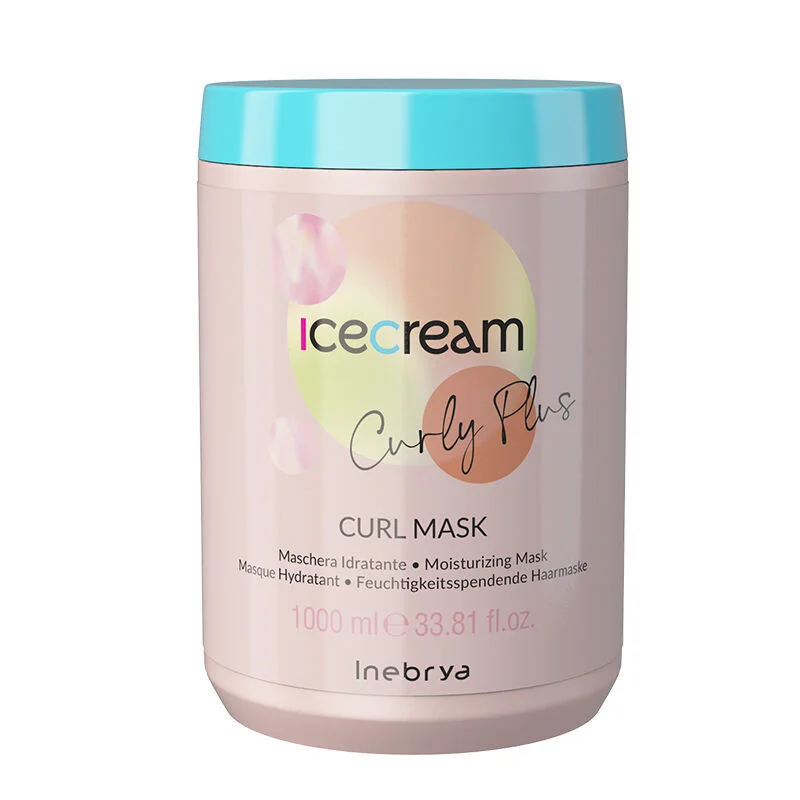 Маска для волос Inebrya Ice Cream Curl Plus Увлажняющая 1000 мл