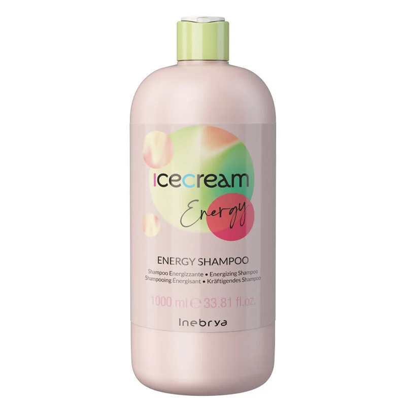 Inebrya Ice Cream Energetisierendes Shampoo für feines Haar 1000ml