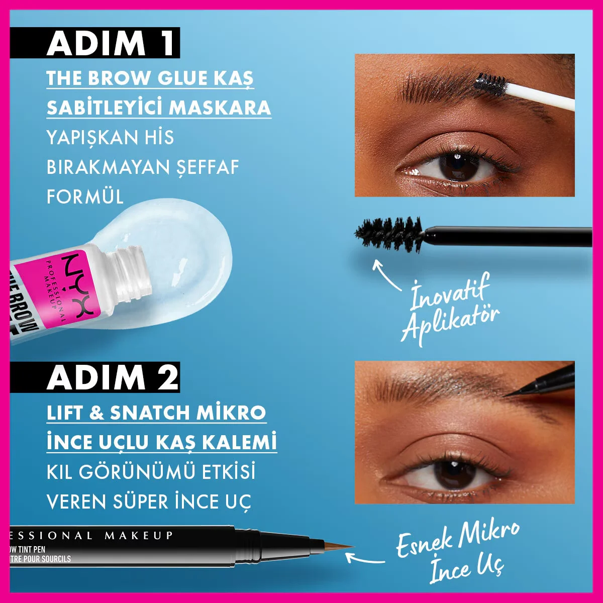 NYX Augenbrauenkleber Mascara