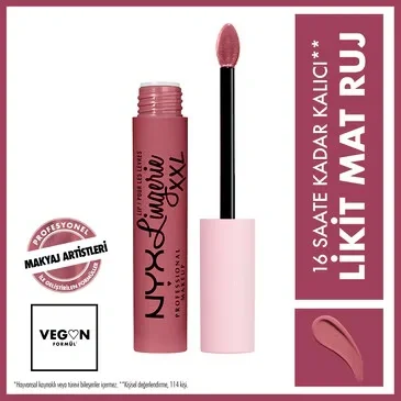 Nyx Professional Makeup Lip Lingerie Xxl Liquid Liquid Lipstick Flaunt It