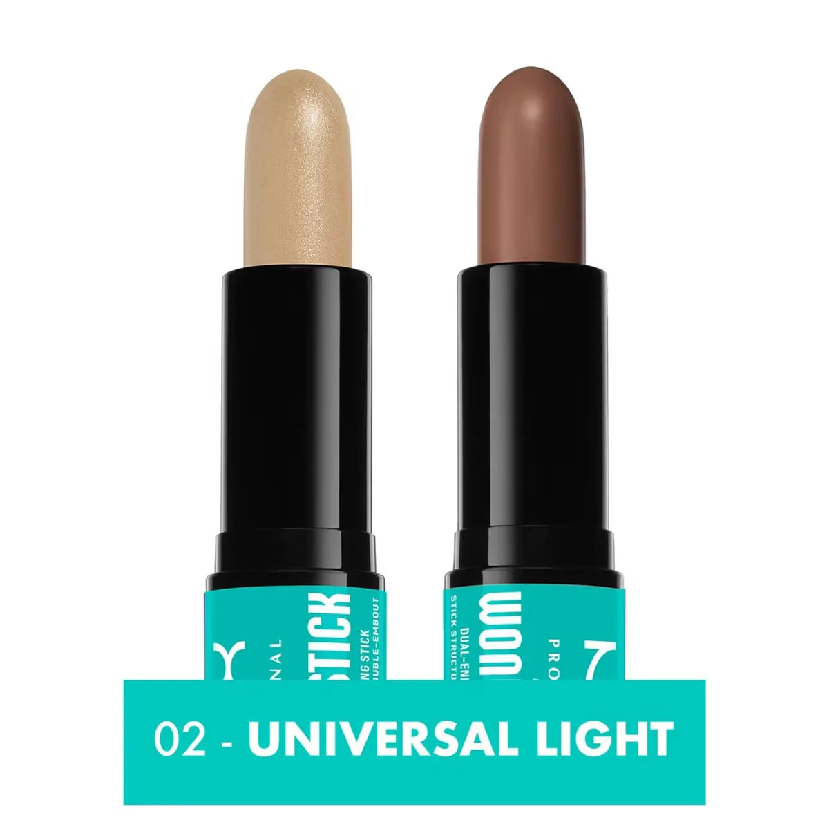 Nyx Professional Makeup Wonder Stick Double-ended Cream Contour & Illuminator Stick Universal Light
