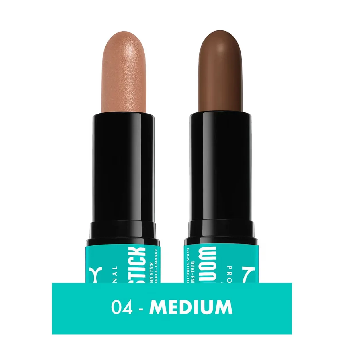 Nyx Professional Makeup Wonder Stick Double-ended Cream Contour & Highlighter Stick Medium
