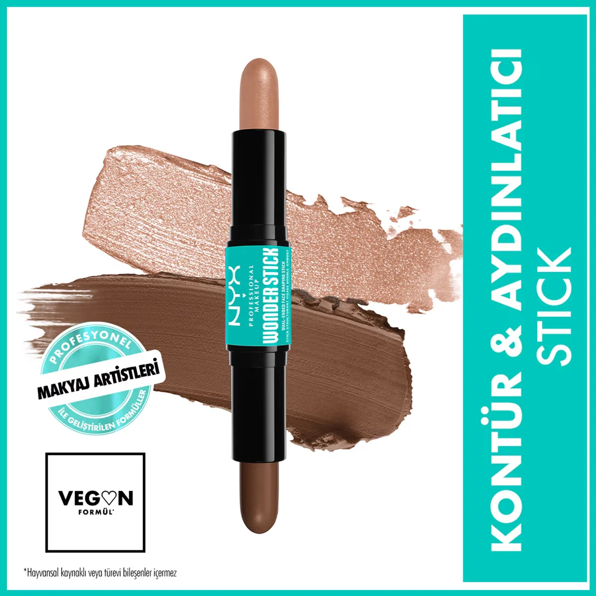Nyx Professional Makeup Wonder Stick Double-ended Cream Contour &amp; Highlighter Stick Medium