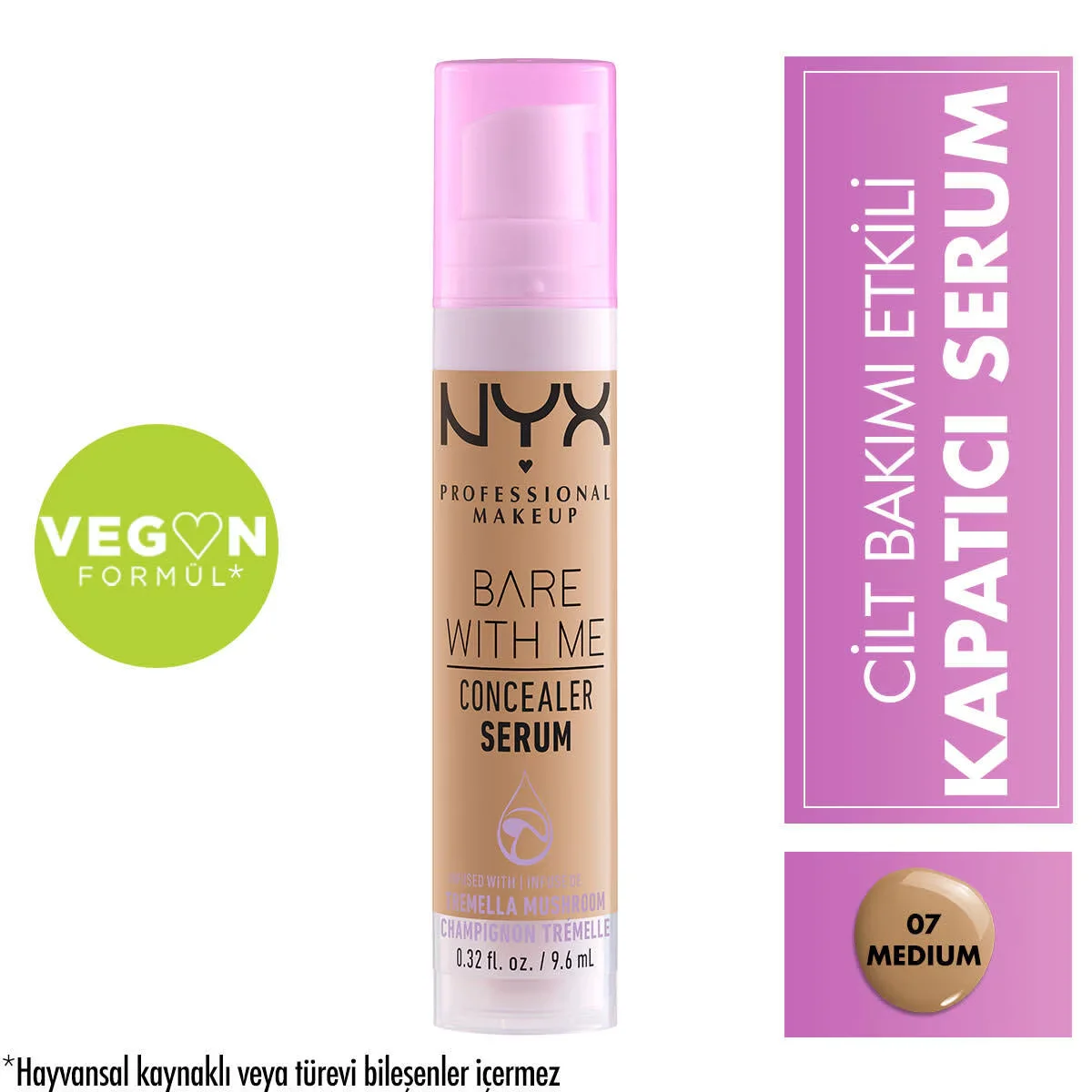 Nyx Professional Makeup Bare With Me Concealer Serum 07 medium