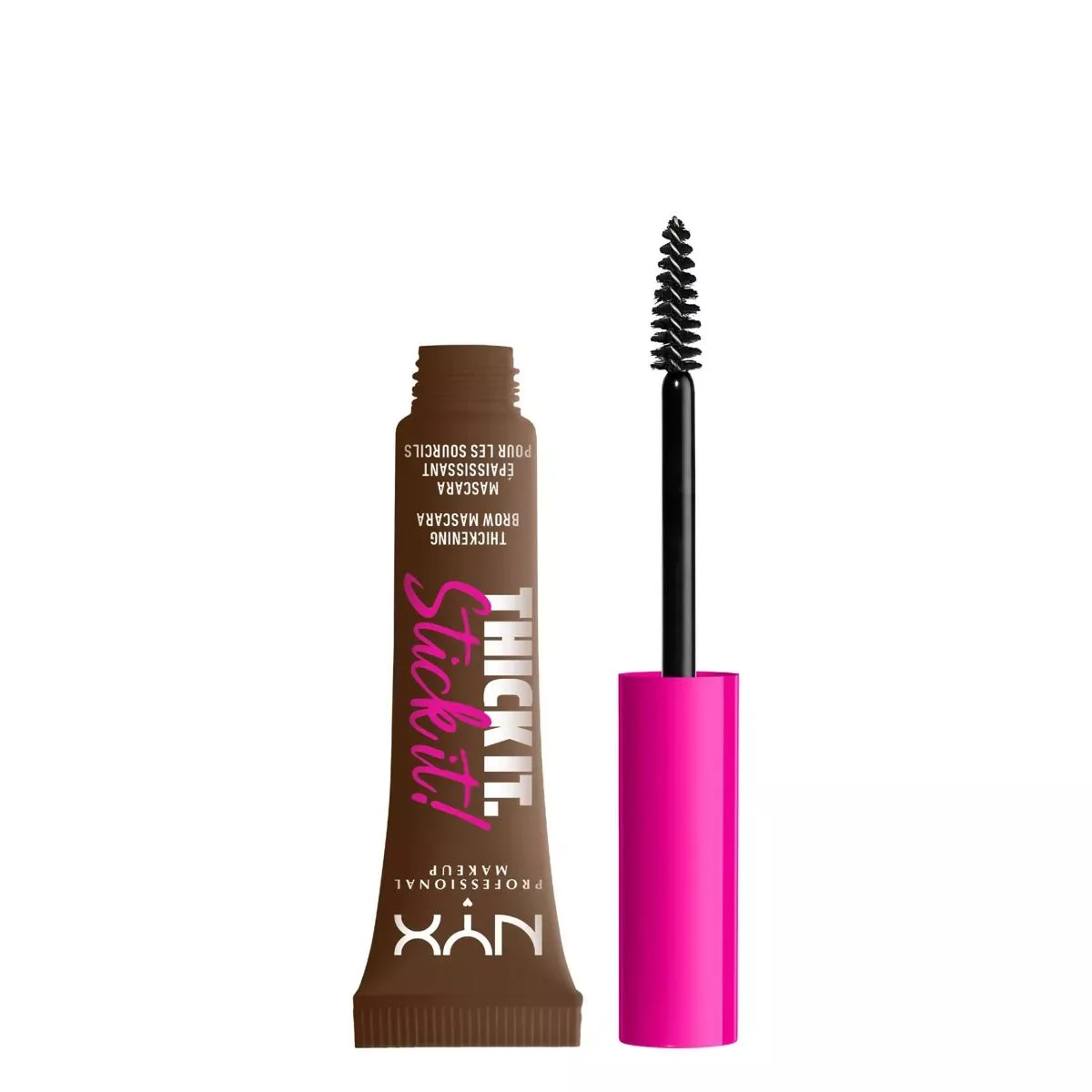 NYX ماسكارا الحواجب تيك إت ستيك إت من نيكس بروفيشنال ميك أب بني رمادي