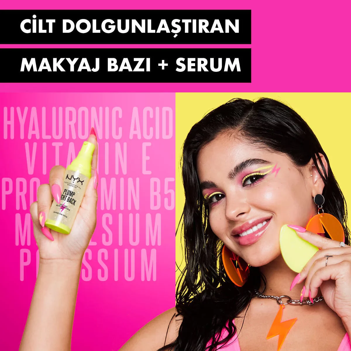 Nyx Professional Makeup Plump Right Back Makeup Base + Serum